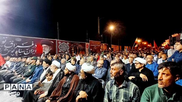 خیابان شهدای سراب در آستانه اربعین رهبر شهید