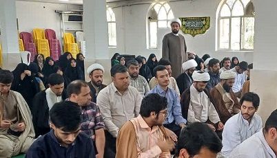 مراسم گرامیداشت هفته امور تربیتی در حوزه علمیه هشتگرد