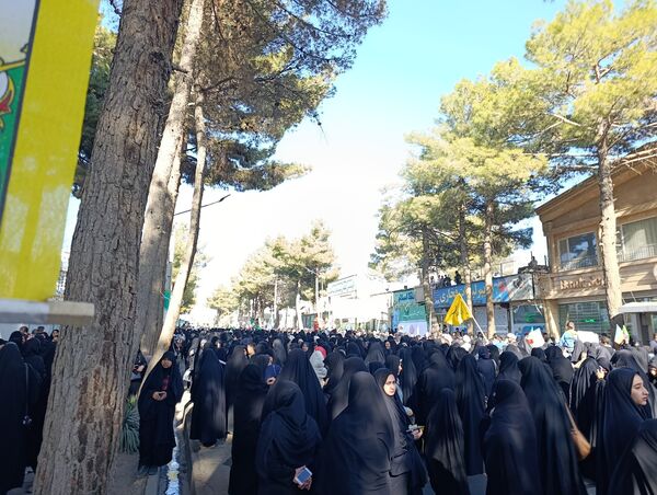 راهپیمایی در محکومیت تروریست های مسلح در تربت حیدریه