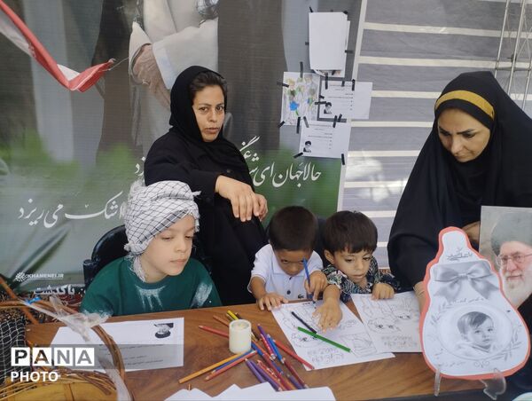  نقش‌آفرینی فعال فرهنگیان پاکدشت در موکب رهبر شهید