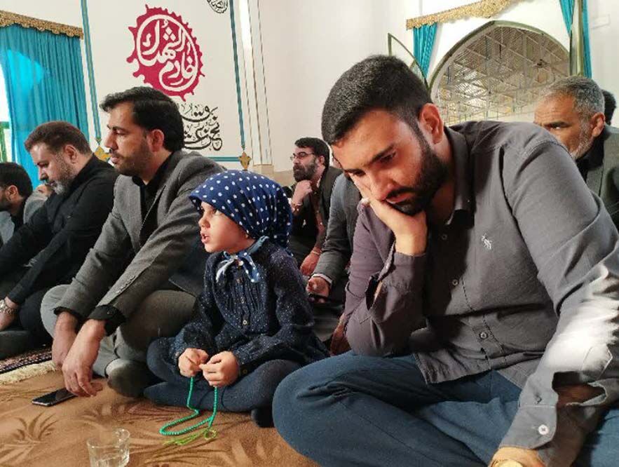 عزاداری سیدالشهدای خدمت «شهید آیت‌الله رئیسی» در کوهبنان