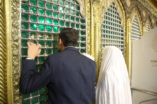 جشن ازدواج ۷۳۰ زوج دانشجوی در حرم حضرت معصومه(س)