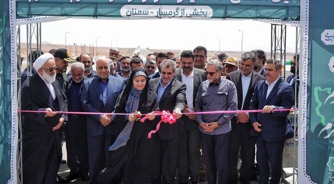 افتتاح ۳۶ کیلومتر از آزادراه حرم تا حرم در محدوده آرادان سمنان