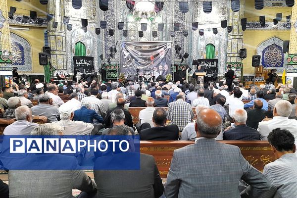 مراسم بزرگداشت شهدای خدمت در شهرستان ورامین 