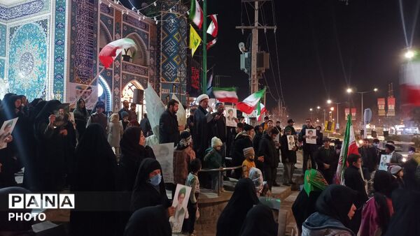 اتحاد و یکپارچگی مردم شهرستان نیشابور در اجتماعات شبانه