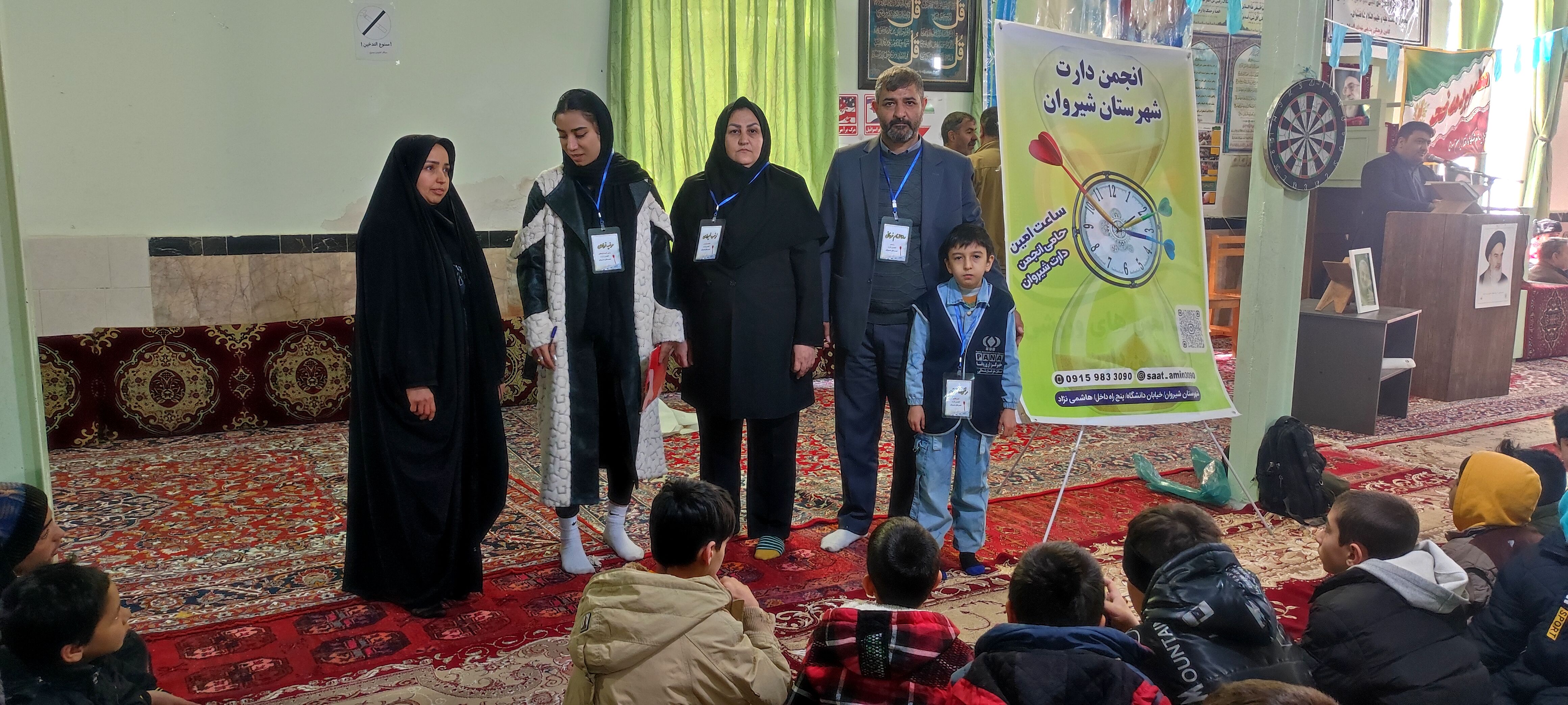برگزاری مسابقات دارت در جشن بزرگ ۲۲بهمن در روستای اسلام آباد شیروان 