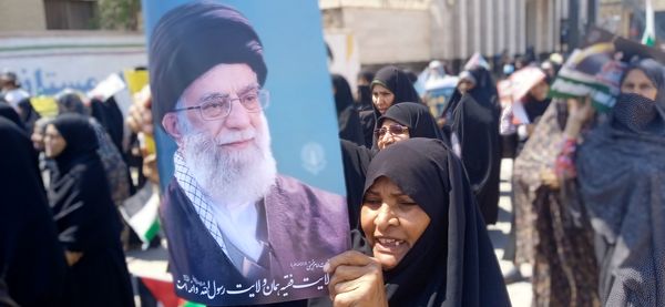 راهپیمایی روز قدس در جزیره هرمز‌