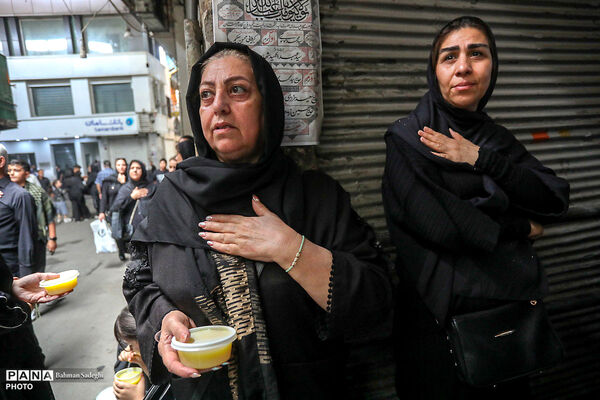 عزاداری تاسوعای حسینی در بازار تهران