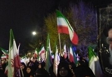 تجمع عظیم مردمی در حسینیه امام خمینی نیشابور