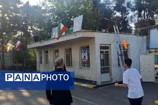 افتتاحیه المپیاد ورزشی درون مدرسه ای در دبیرستان سروش شاهد منطقه ۱۶