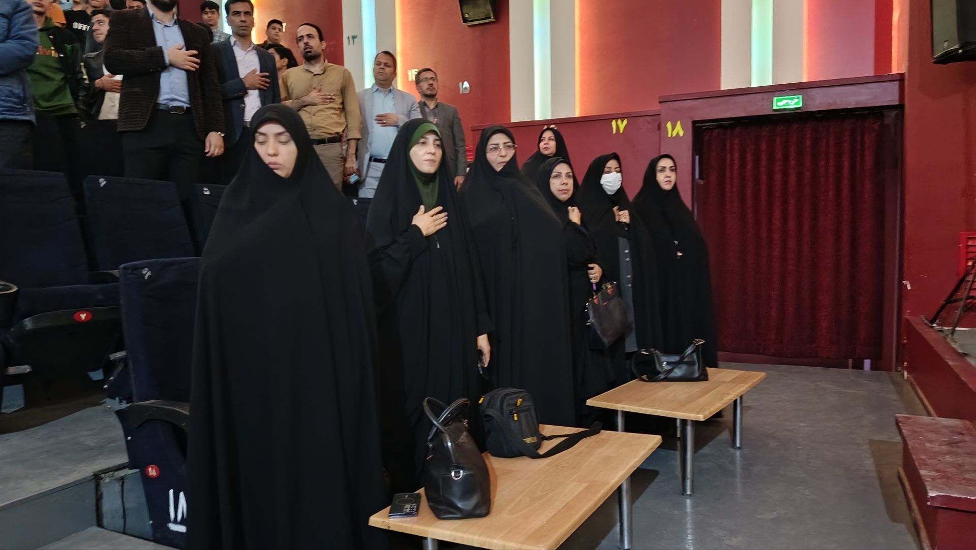 آیین نواخته شدن زنگ پدافند غیر عامل در ناحیه 7 مشهد