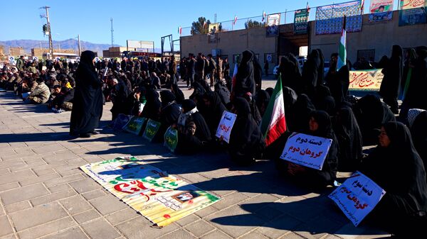 نمایش اقتدار بسیج در شهرستان خلیل آباد