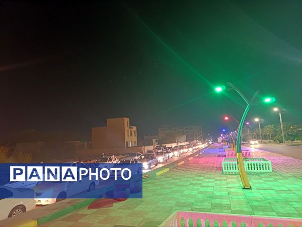 کاروان شادی جشن نیمه شعبان در بوموسی 