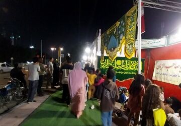 جشن نیمه‌شعبان و اجرای آیین «حق لیلی» در بولوار شهید چمران بندرعباس