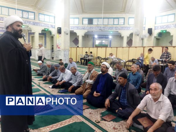 حضور نماینده مردم ترشیز در مجلس شورای اسلامی در مسجد جامع بردسکن