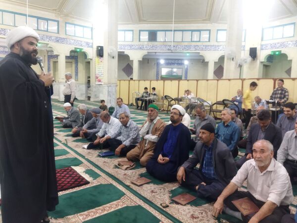 حضور نماینده مردم ترشیز در مجلس شورای اسلامی در مسجد جامع بردسکن