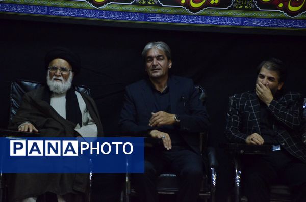 مراسم شب نهم محرم در هیئت فرهنگیان  نیشابور