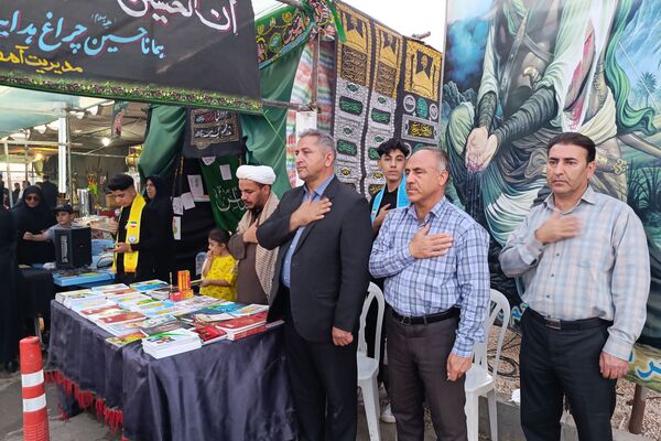 خدمت‌رسانی دانش‌آموزان و فرهنگیان شهرستان اسلام آباد غرب در مواکب اربعین حسینی