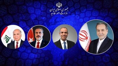 رایزنی عراقچی با وزرای خارجه ترکیه، عراق و مصر درباره تفاهم اسلام‌آباد