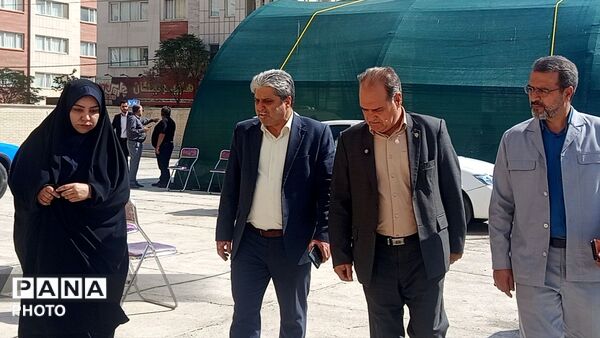 بازدید رییس سازمان آموزش و پرورش استثنایی خراسان رضوی از پروژه مدرسه «روزبه حمیدی»