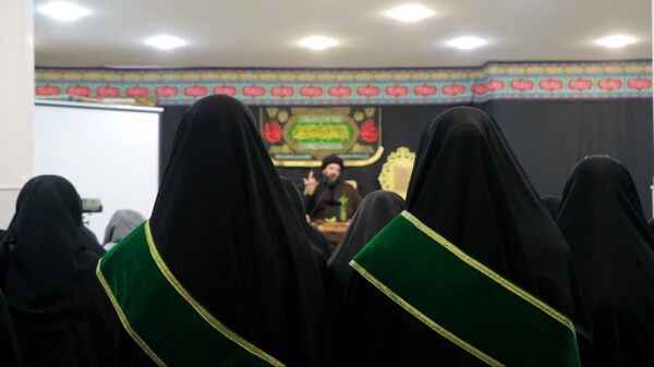 مراسم سوگواری هیات دخترانه بنت الهدی کاشان