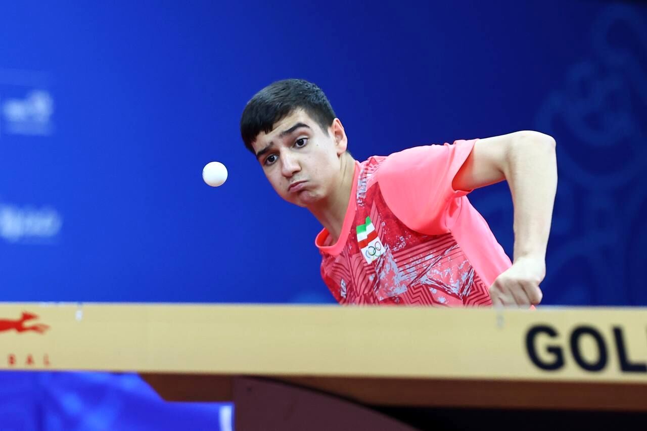 تنیس روی میز رده‌های سنی جهان؛ مصدومیت کار دست فرجی داد