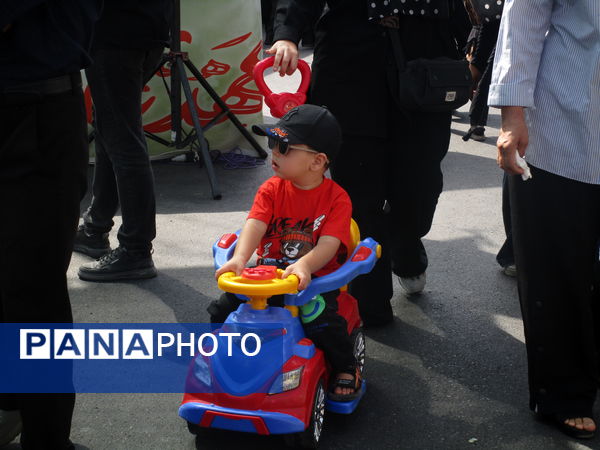 برگزاری مراسم جاماندگان اربعین حسینی در امامزاده حسن (ع) کرج 