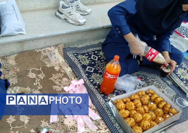 برپایی بازارچه کسب و کار در دبیرستان قلم‌چی۲ بن