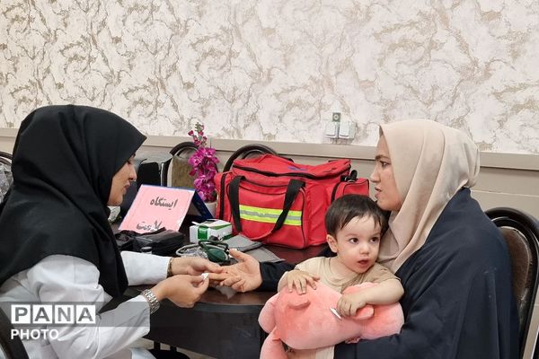 استقرار ایستگاه سلامت در اداره آموزش و پرورش کهریزک 