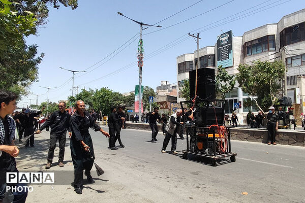مراسم عزاداری عاشورای حسینی در شهرستان شیروان 