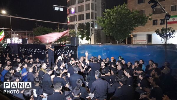 مراسم شب تاسوعای حسینی در هیئت منتظران ظهور نیشابور 