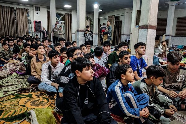 افتتاحیه اعتکاف دانش‌آموزی مسجد قمربنی هاشم باقرشهر 