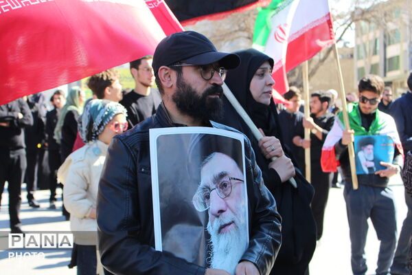 خروشِ عاشقان همدانی در چهلمین سالگرد شهادت رهبر