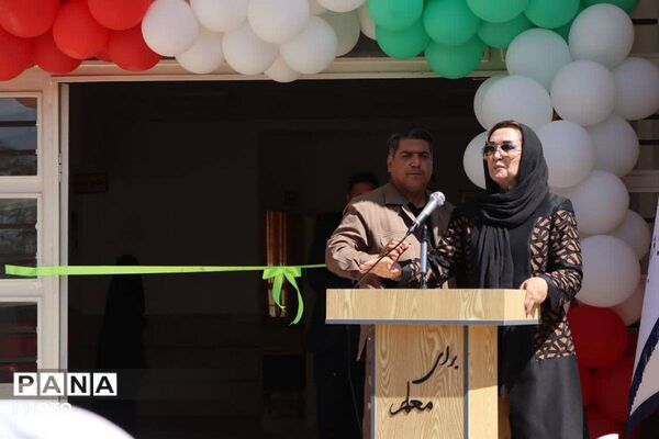آیین افتتاح مدرسه خیرساز شهید قبادیان در روستای هفت‌جوبه