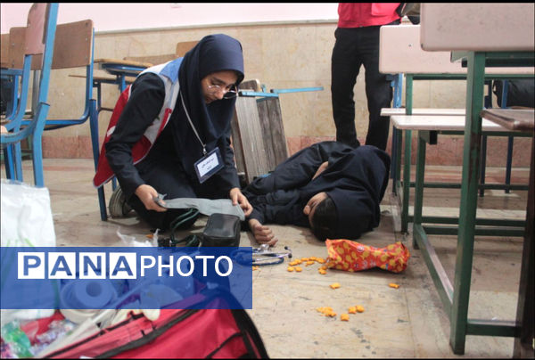 مانور زلزله در استان گلستان