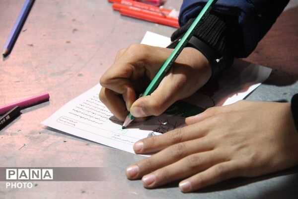 موکب دانش آموزی دبستانی های یزد