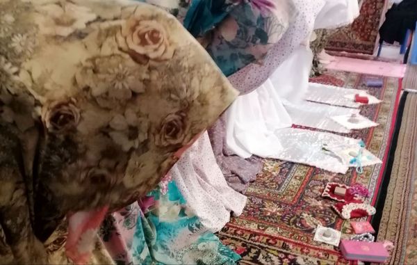 اعتکاف دختران در قاب مسجد امام محمد باقر (ع) تبریز