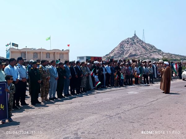 حضور پُر‌شور مردم بوموسی در راهپیمایی روز قدس
