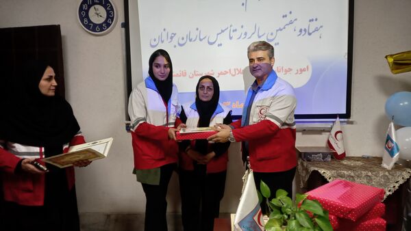 گرامیداشت سالگرد امور جوانان هلال احمر در قائمشهر