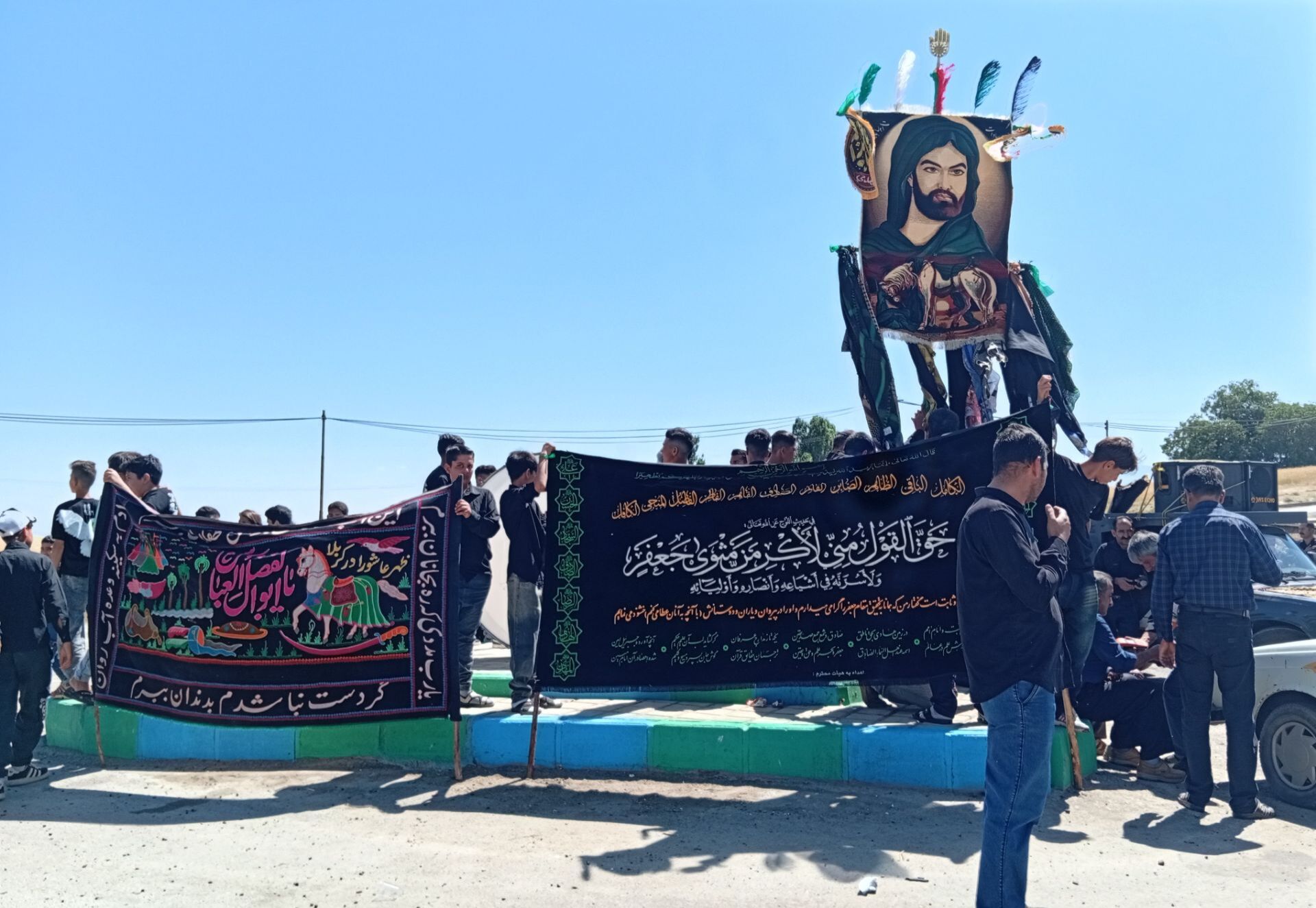 مراسم عاشورای حسینی در روستای کمک سفلی اسدآباد