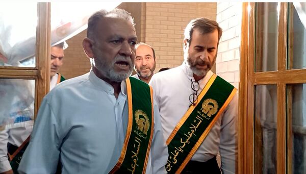 جشن ولادت امام رضا(ع) در مسجد ابوالفضل شهر حبیب آباد 