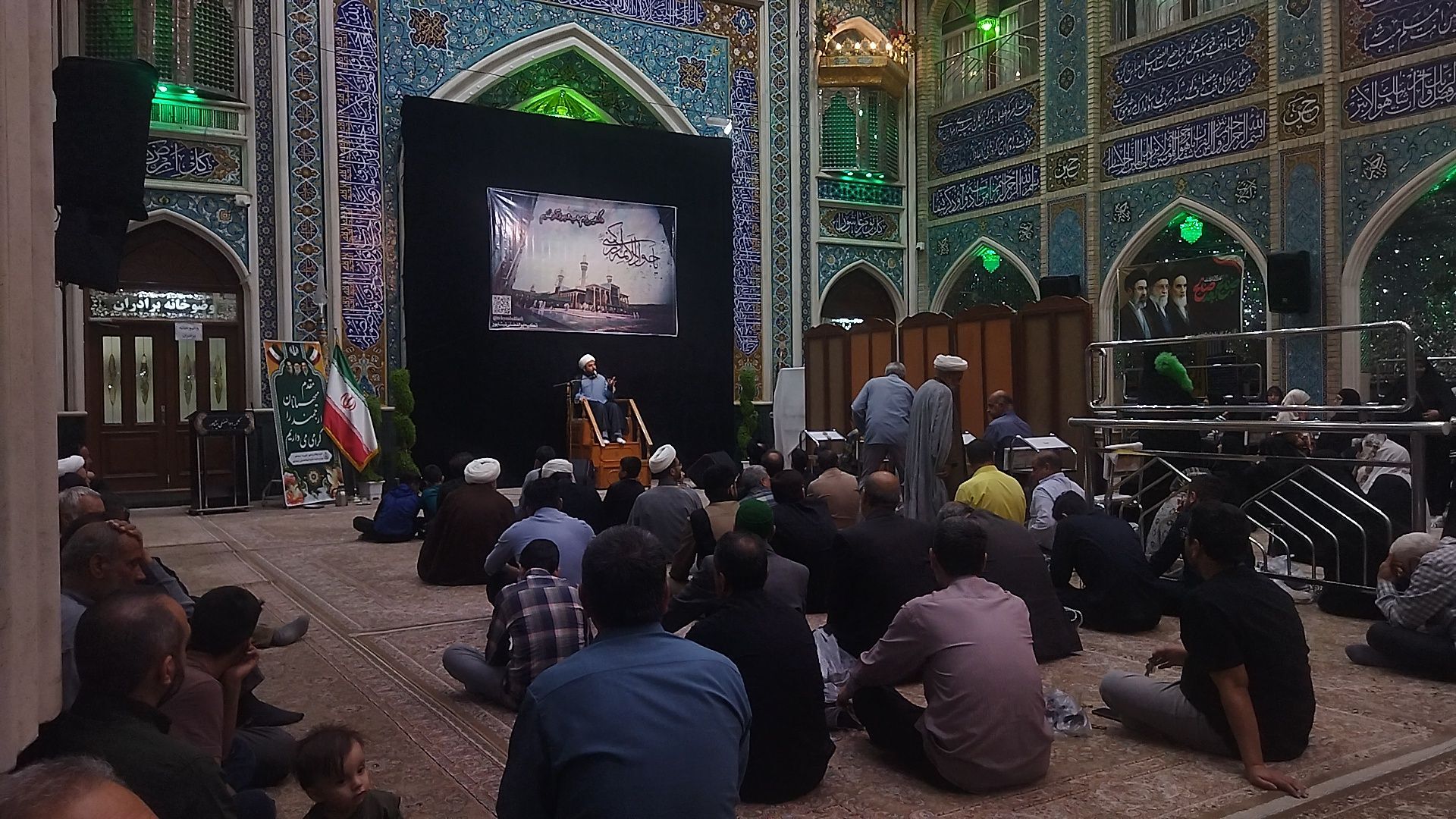 مراسم شهادت  جواد الائمه به همراه اجتماع فرهنگیان در تکیه ابوالفضلی نیشابور 