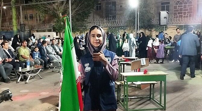 موکب دبستان معلم یزد به یاد شهدای دانش آموز مدرسه شجره طیبه میناب
