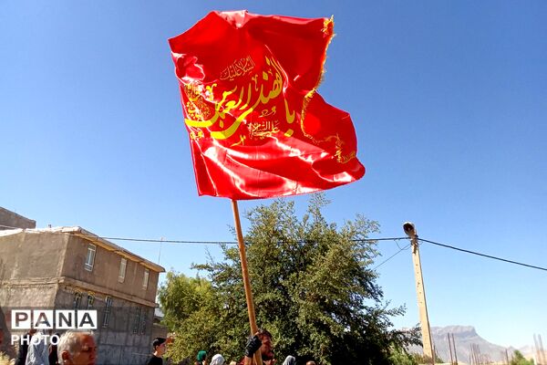 مراسم عاشورا در گلزار شهدای شهرستان لنده
