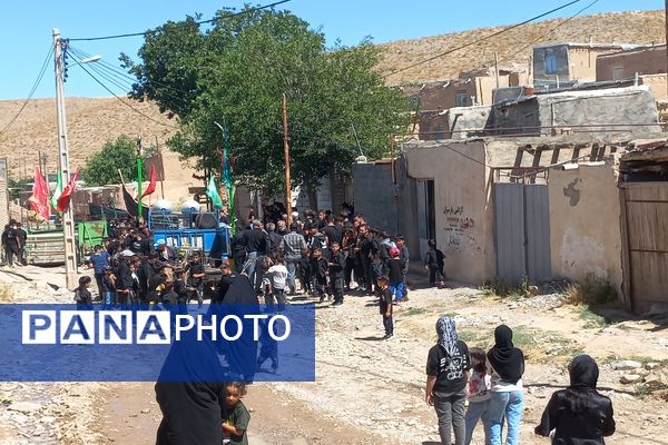 مراسم گرامیداشت تاسوعای حسینی در روستای گزکوه 