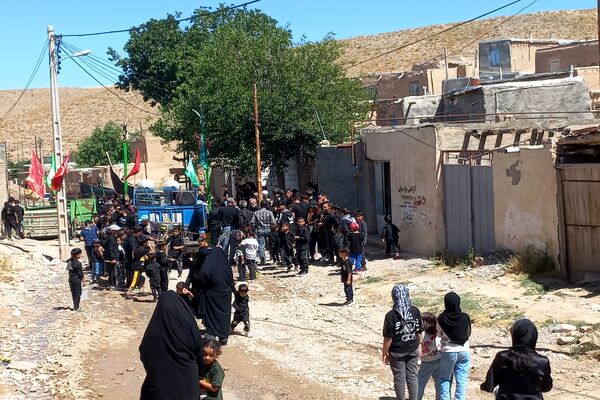 مراسم گرامیداشت تاسوعای حسینی در روستای گزکوه 