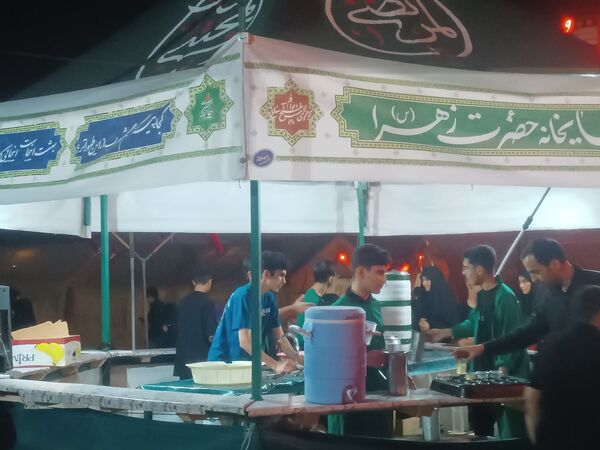 شب هشتم محرم در هیئت الزهرای نیشابور 