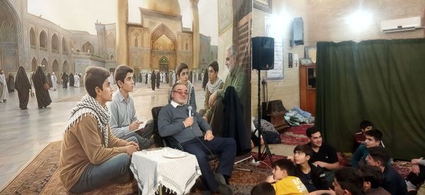 اعتکاف دانش‌آموزی در مرند با حضور حجت‌الاسلام بختیار بایرام اُف