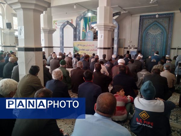 نماز عبادی و سیاسی جمعه در شهرستان خلیل آباد