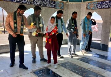 از سازمان دانش‌‌‌آموزی تا تجدید عهد دانش‌‌‌آموزان پیشتاز و خبرنگاران با شهدای‌‌‌گمنام حاجی آباد